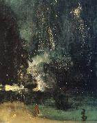 James Abbot McNeill Whistler Nocturne in Black and Gold,the Falling Rocket Germany oil painting reproduction